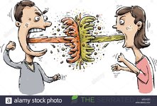 a-man-and-woman-battle-one-another-with-blasts-of-vomit-MGCCE6.jpg